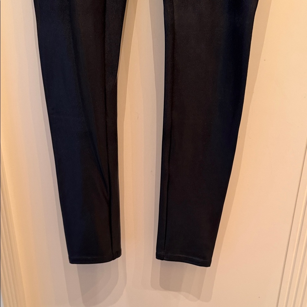 SPANX Faux Leather Black Leggings - Picture 4 of 7